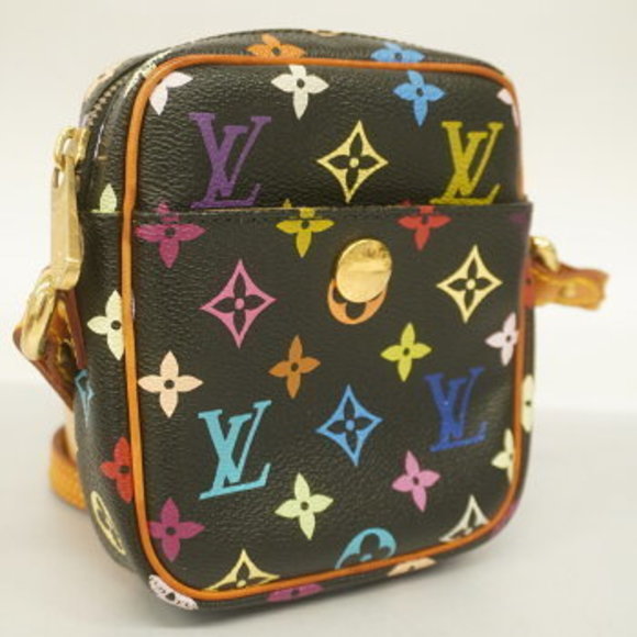 Louis Vuitton Monogram Rift Multicolor Shoulder Bag Black - Picture 2 of 15